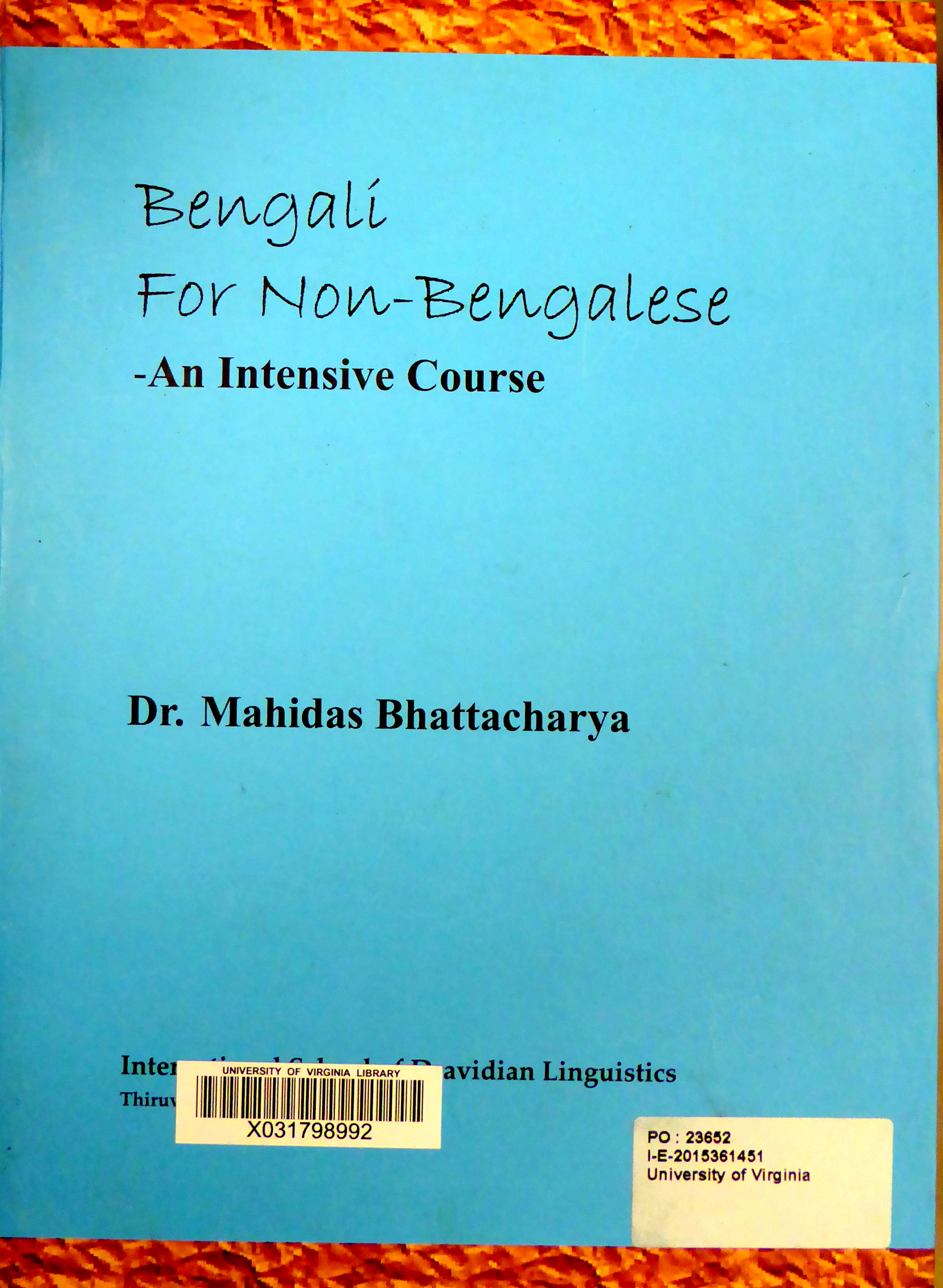 Bengali for non-Bengalese